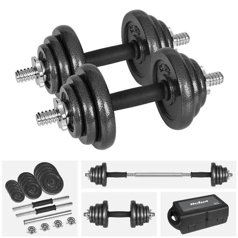 Gantere Reglabile cu Valiza Total 20KG Rebel Active
