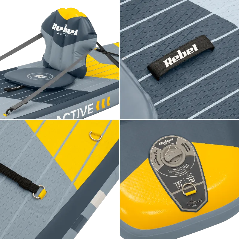 Set Placa Gonflabila Stand Up Paddle Sup 381X81X15CM