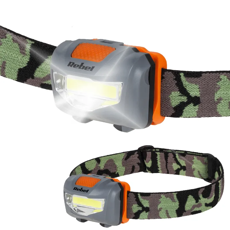Lanterna Frontala LED 3W COB 120LM Rebel
