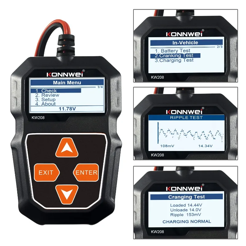Tester Baterii KW208 Konnwei