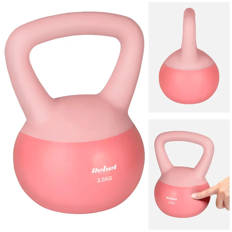 Kettlebell Vinil 2.5 KG Rebel Active