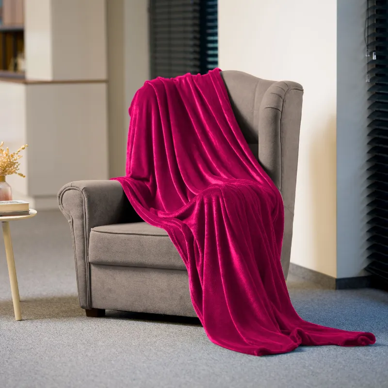 Patura Fleece Polar 150X200CM Magenta Teesa