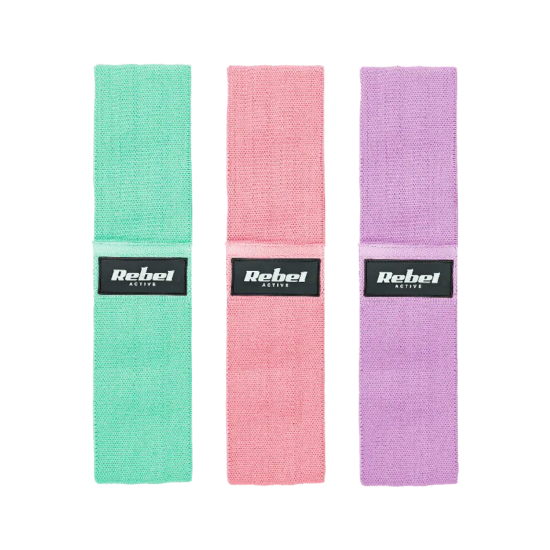 Set 3 Benzi Elastice Material Textil Rebel Active