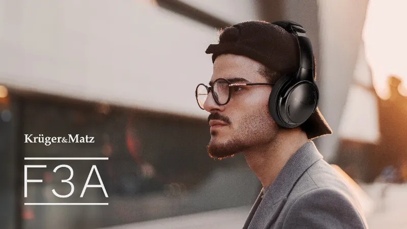 Casti Audio Anc Bluetooth F3A Kruger Matz