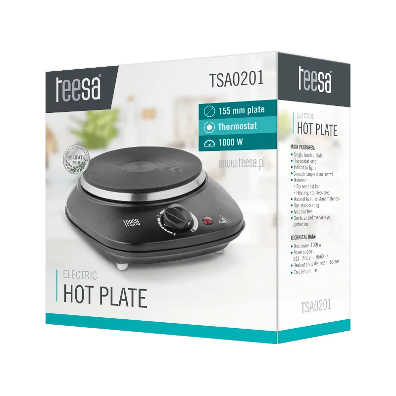 Plita Electrica 1000W Teesa