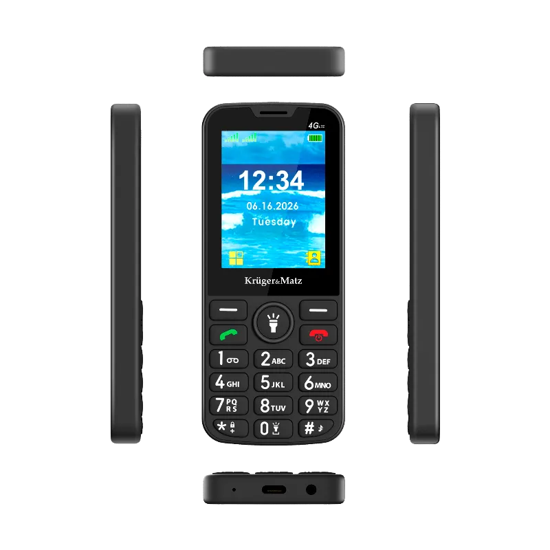 Telefon Gsm Seniori 4G Buton Sos Kruger Matz