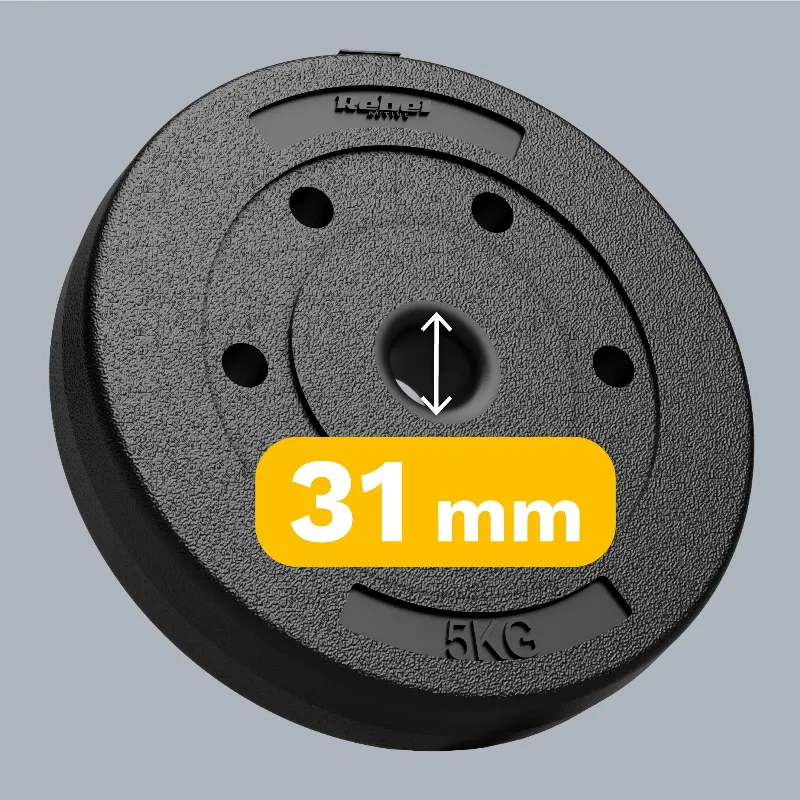 Disc Greutate Compozit Set 4 X 5 KG Rebel Active