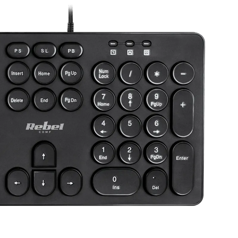 Kit Tastatura si Mouse cu Fir WDS200 Rebel
