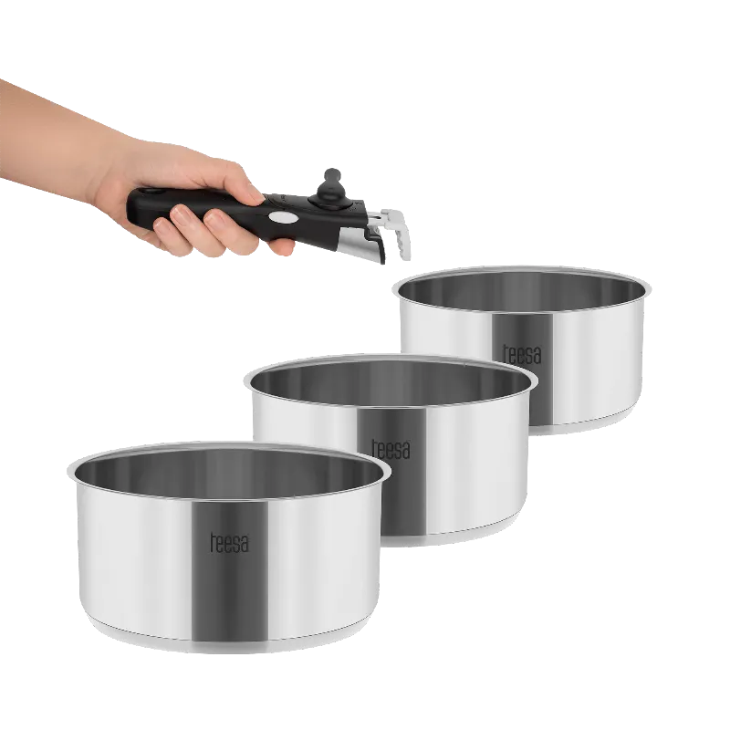 Set 3 Oale Maner Detasabil Cook Expert Teesa