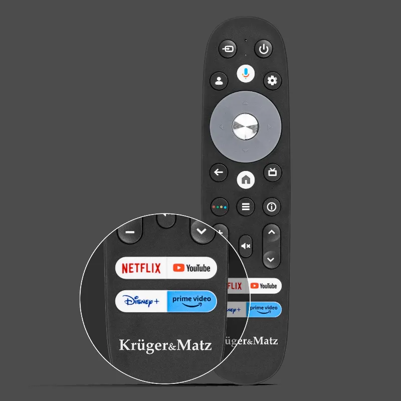 Google Smart TV 43 Inch 108CM H265 HEVC Kruger Matz