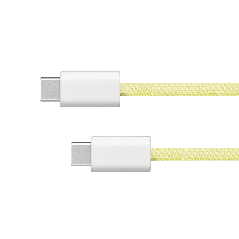 Cablu USB tip C - USB tip C 60 W 1,5 m galben Kruger&Matz