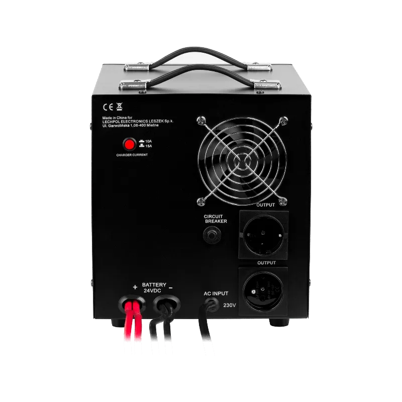 UPS cu Sinus Pur - 24V / 1800W / Negru