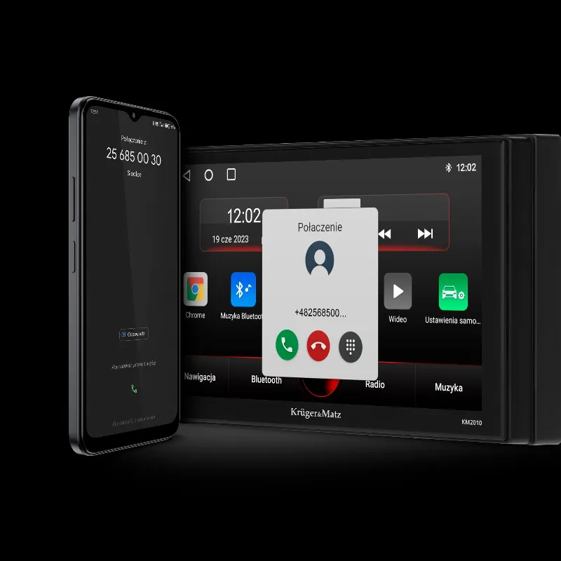Radio Player 2 din Carplay/Android Auto Kruger Matz