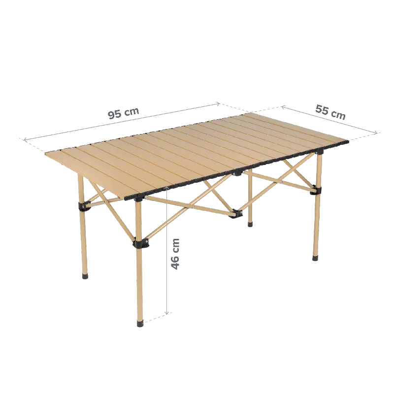 Set Camping Masa+4 Scaune Metalice Pliabil Rebel Active