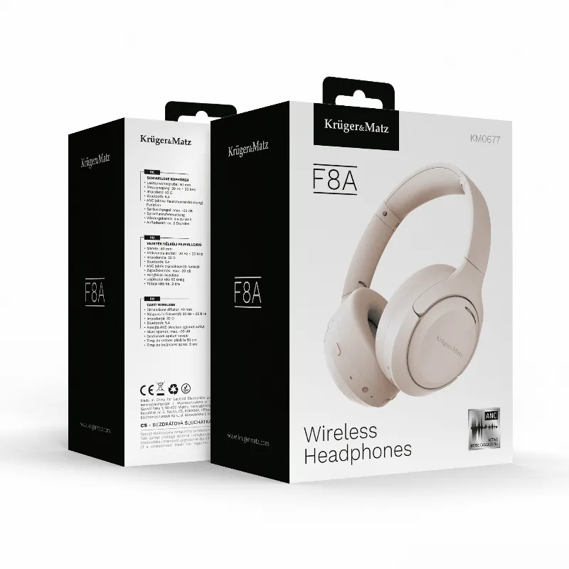 Casti Wireless cu Anc F8A Kruger Matz