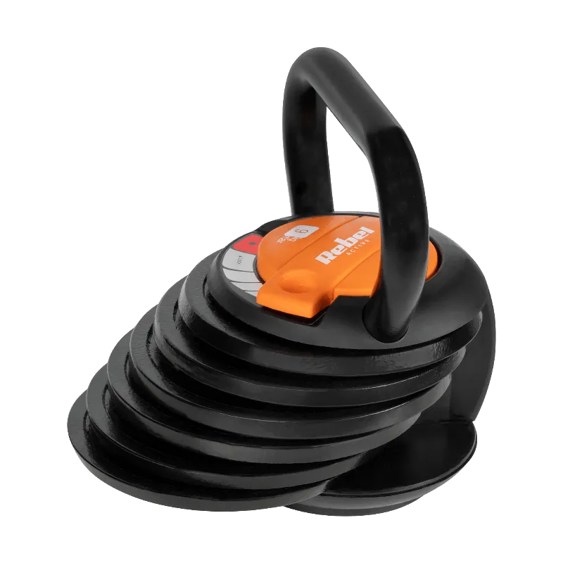 Kettle Bell Ajustabil 6 Talere 2.3-9KG Rebel Active