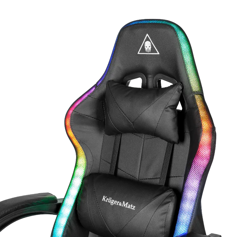 Scaun Gaming Gx-150 Negru LED Kruger Matz