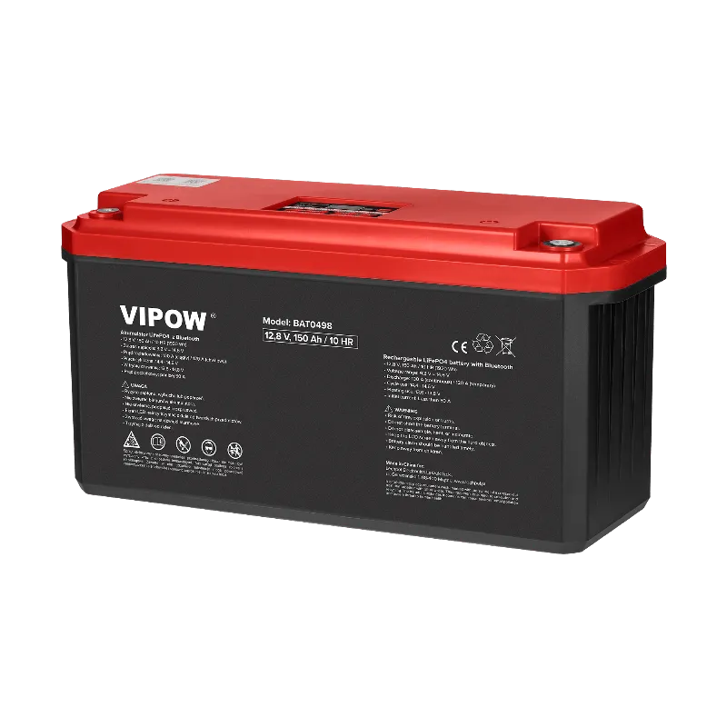 Acumulator LiFePO4 12,8 V 150 Ah cu Bluetooth si BMS