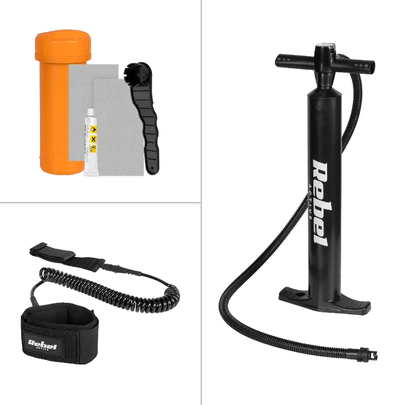Set Placa Gonflabila Stand Up Paddle Sup Pro Rebel Acti
