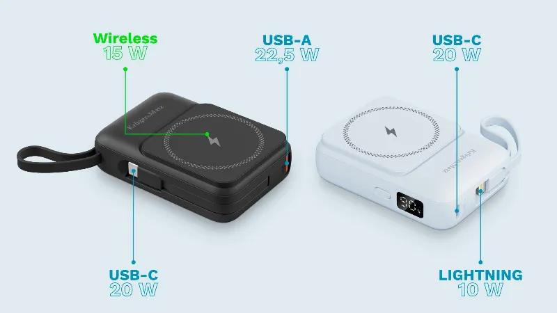 Power Bank 10000 MAH MAG Safe Kruger Matz