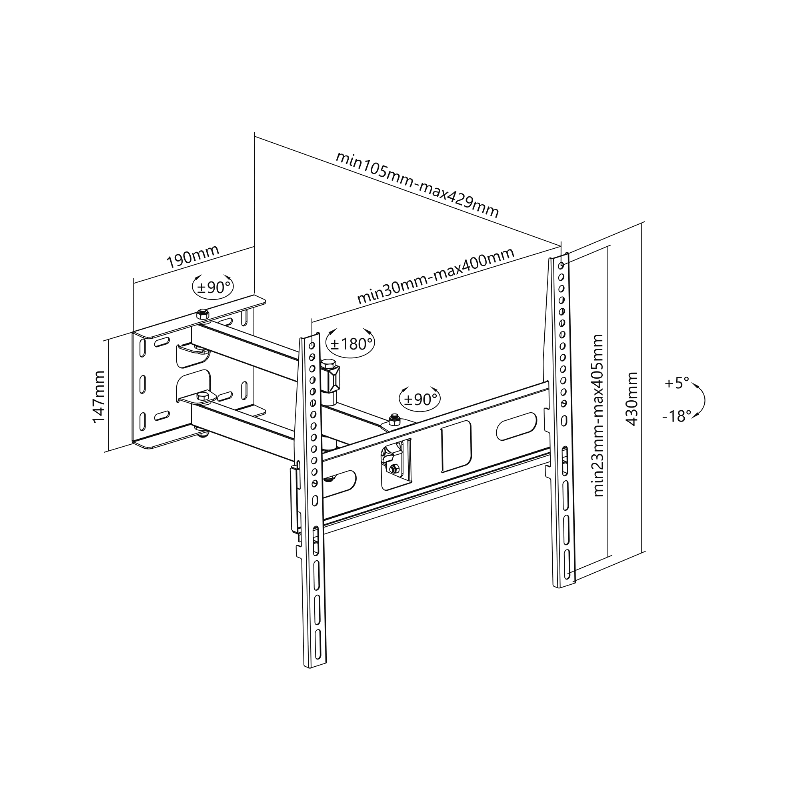 Suport Universal LED TV 32-55 Inch