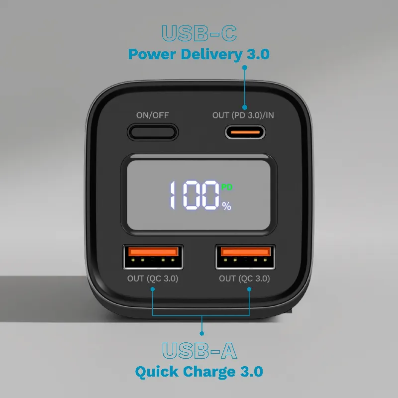 Power Bank 20000 MAH Li-Ion 100W QC PD Kruger Matz