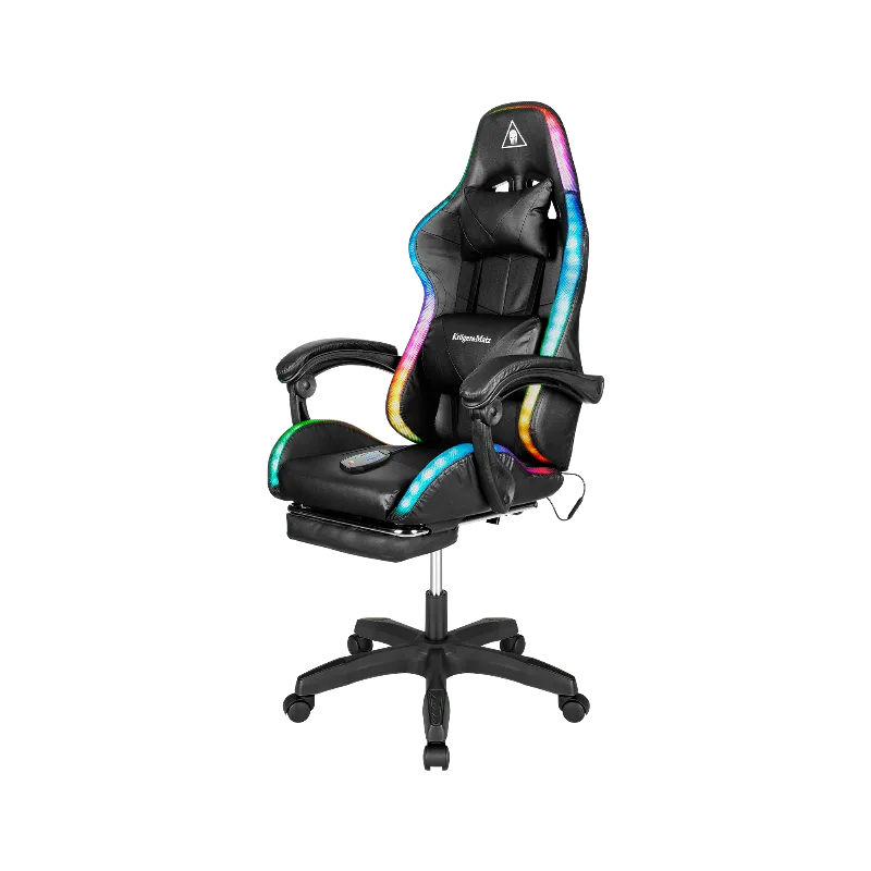 Scaun Gaming Gx-150 Negru LED Masaj Kruger Matz