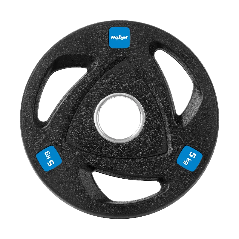 Disc Greutate Fonta Cauciucata Set 30 KG Rebel Active