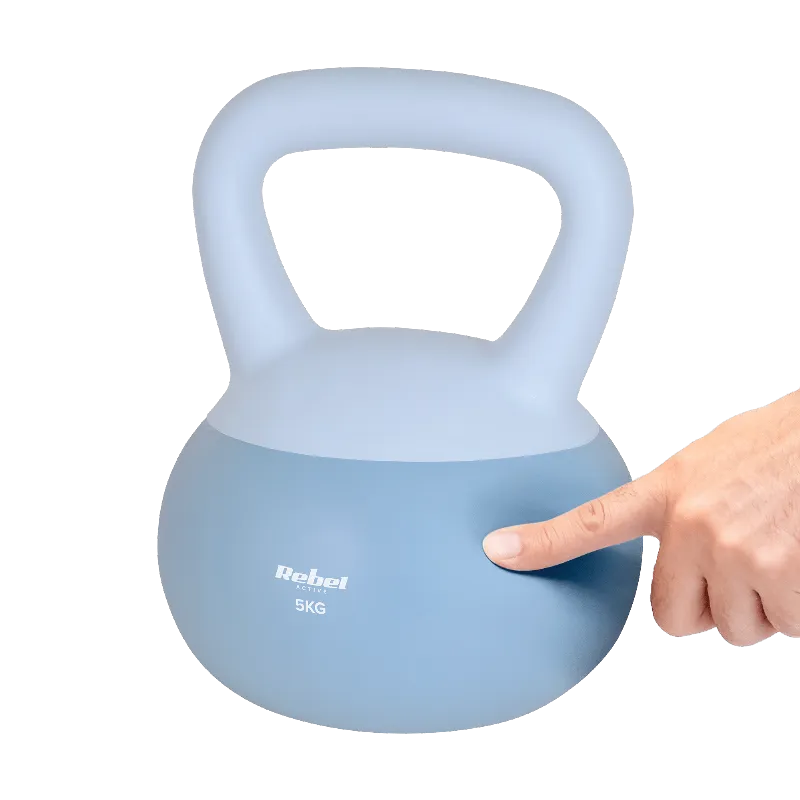 Kettlebell Vinil 5 KG Rebel Active