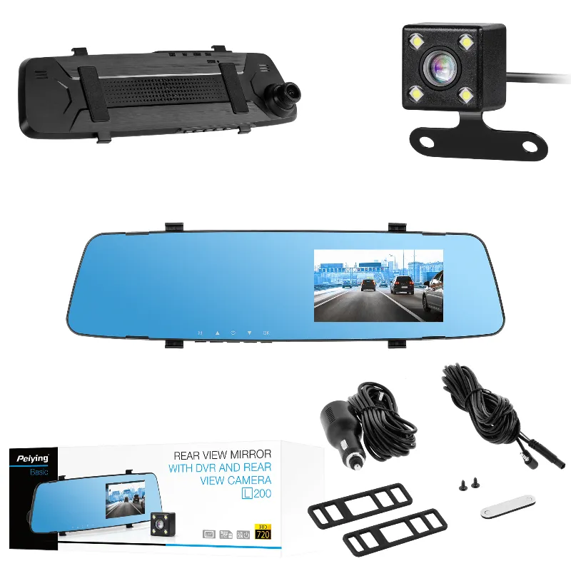 DVR Auto si Camera Oglinda L200 Peiying Basic