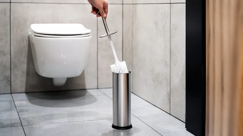 Perie Wc cu Suport Inox Teesa