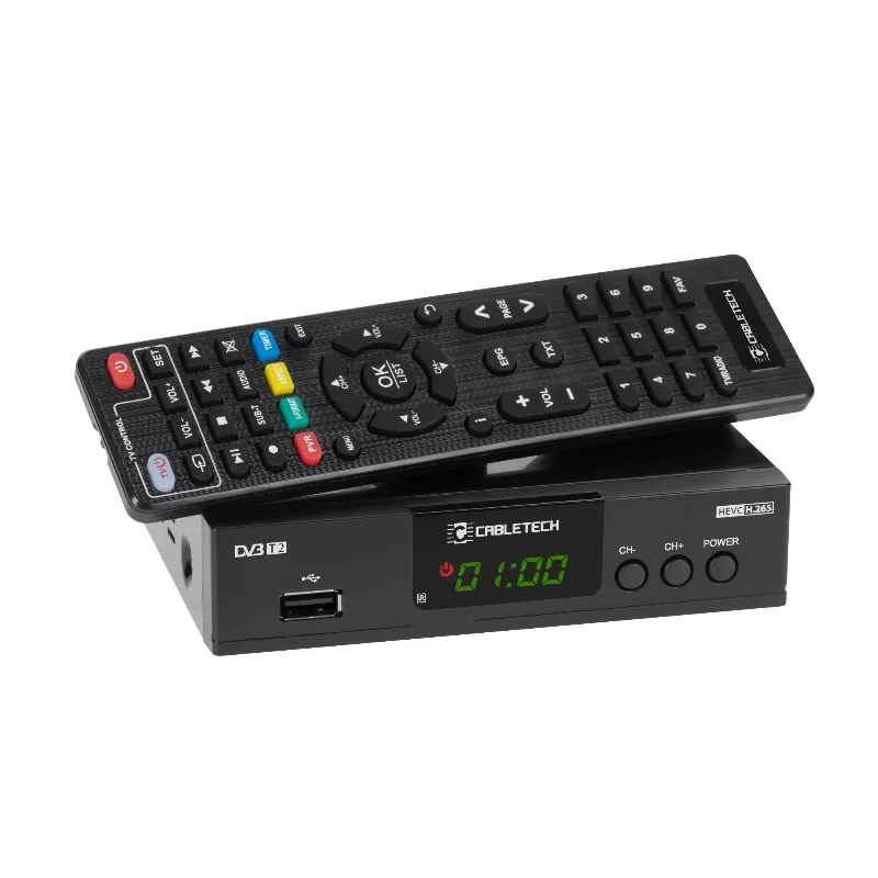 Tuner DVB-T2 H.265 HEVC LAN Cabletech