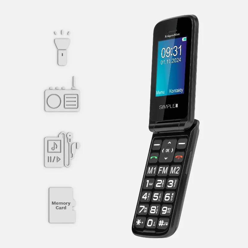 Telefon GSM Seniori Buton SOS 931 Kruger Matz
