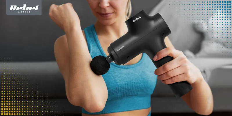 Aparat Masaj Tip Pistol 60W Rebel Active