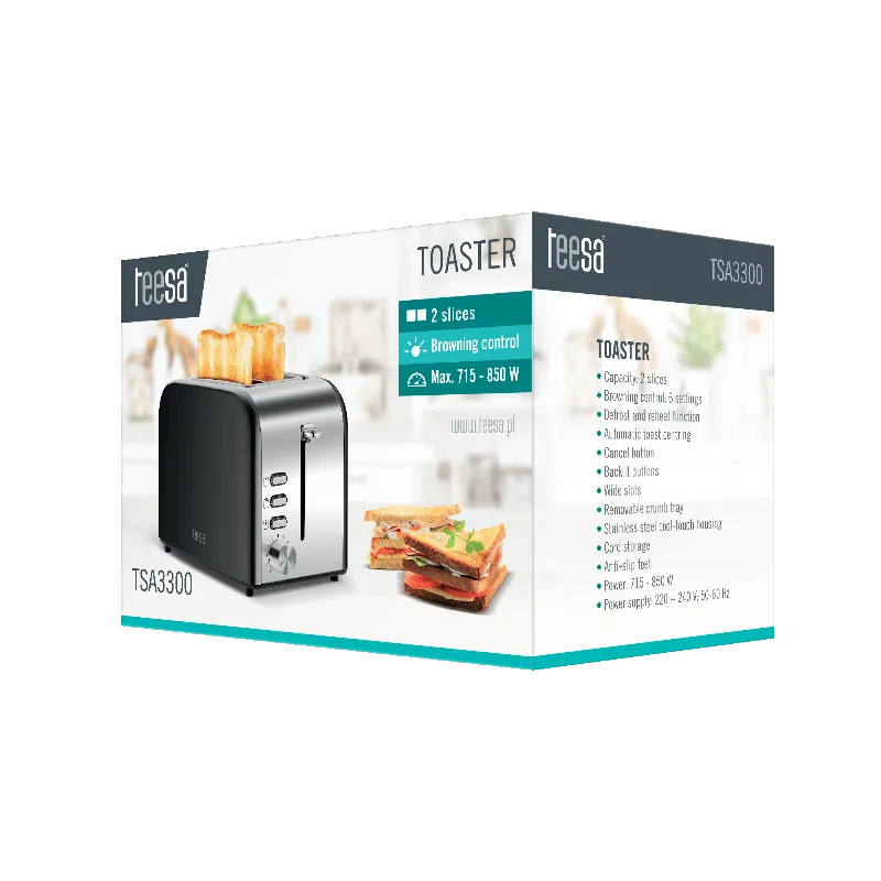 Toaster 850W Teesa