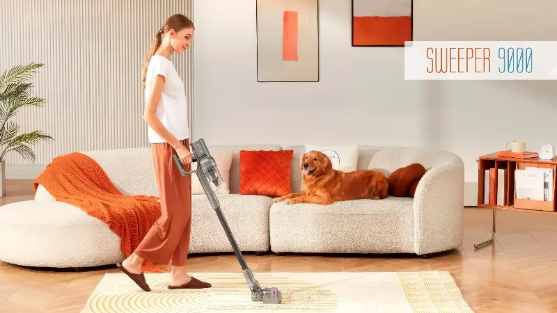 Aspirator cu Acumulator 2 in 1 Sweeper 9000 Teesa
