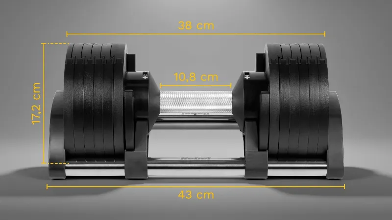 Gantera Reglabila Automat 24KG Rebel Active