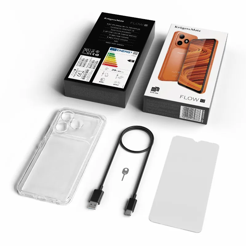 Smartphone 4GB/64GB Flow 12 Orange Kruger Matz
