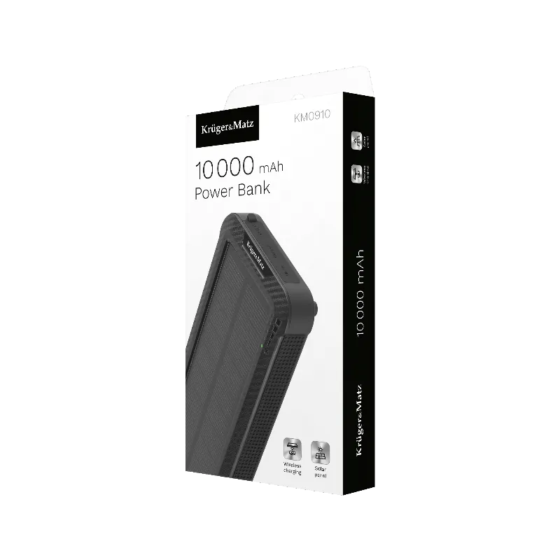 Power Bank Solar 10000 MAH Li-Pol Kruger Matz
