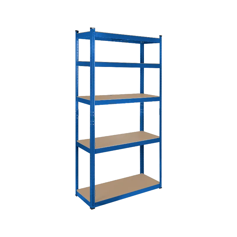 Raft Metalic 5 Polite 750K MDF 180X90X40 Albastru Rebel
