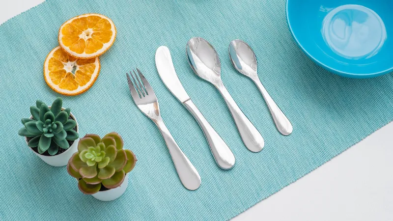 Set Tacamuri Inox Copii 4 Piese Teesa
