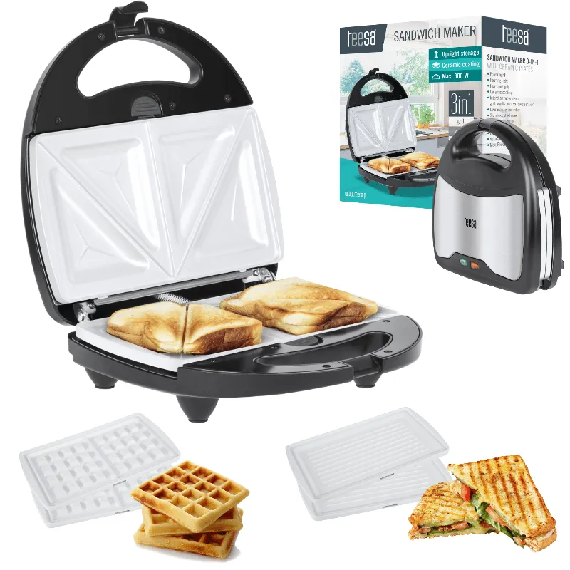 Sandwich Maker 3 in 1 Ceramic Teesa