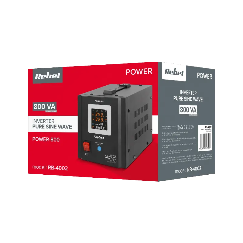 Ups Centrale Termice Sinus Pur 800VA 500W 12V Rebel