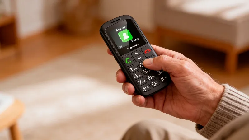 Telefon GSM Seniori Buton SOS Kruger Matz