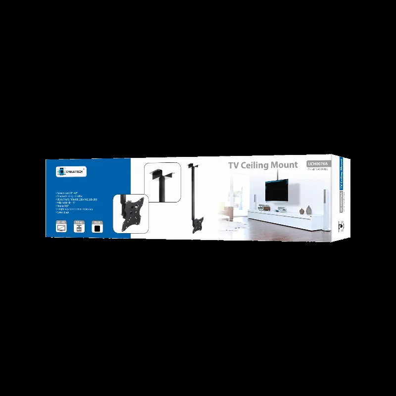 Suport LCD Prindere Plafon Negru