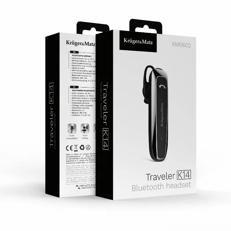 Headset Bluetooth 5.2 K14 Kruger Matz