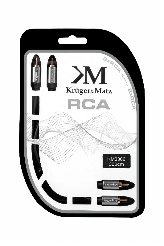 Cablu 2RCA-2RCA 3.0M Kruger Matz
