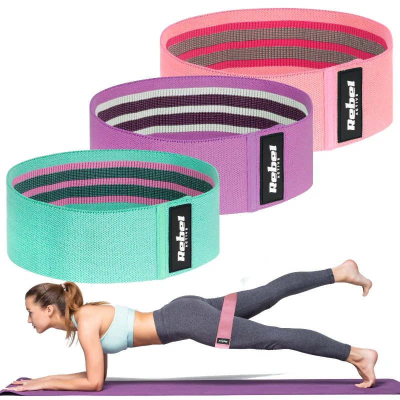 Set 3 Benzi Elastice Material Textil Rebel Active