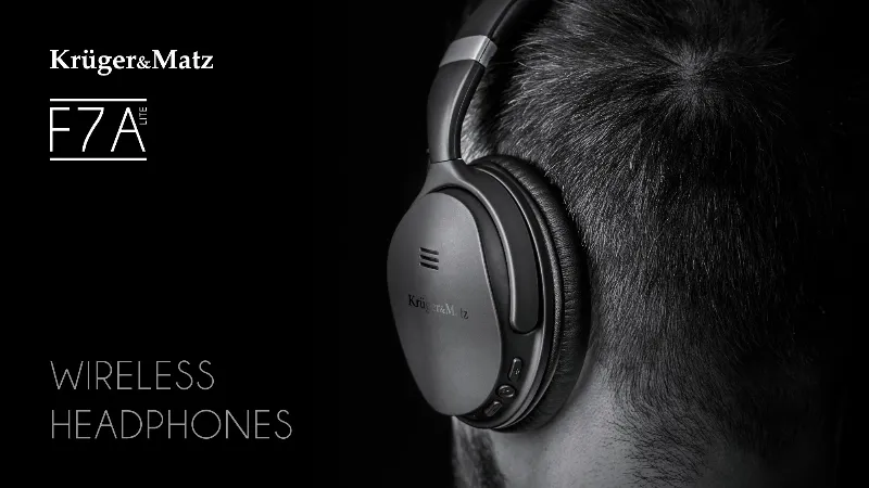 Casti Audio Bluetooth Anc F7A Lite Kruger Matz