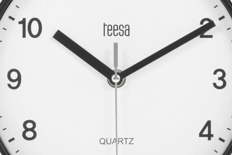 Ceas Perete 20CM Negru Teesa